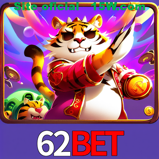 Imagem promocional da 62Bet mostrando a plataforma e suas vantagens